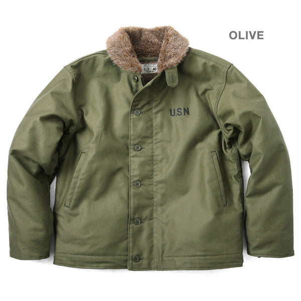 【年に１度の大感謝セール開催中です！】【大幅割引実施中！】★HOUSTON ヒューストン 5N-1 N-1デッキジャケット スタンダードモデル ｜ミリタリージャケット メンズ アウター ヴィンテージ ブランド おしゃれ 大きいサイズ カーキ ベージュ ブラック n1 米軍 バイク 秋 冬