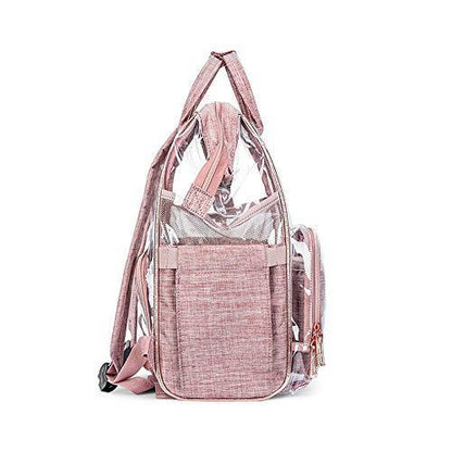 クリアおむつバッグバックパック透明おむつバッグ